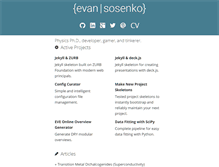 Tablet Screenshot of evansosenko.com